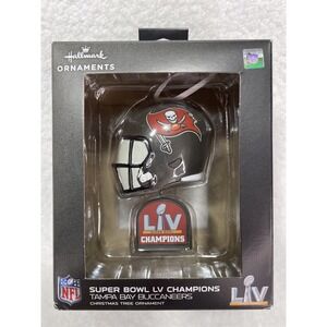 Hallmark NFL Super Bowl LV Champians Tampa Bay Buccaneers Ornament.